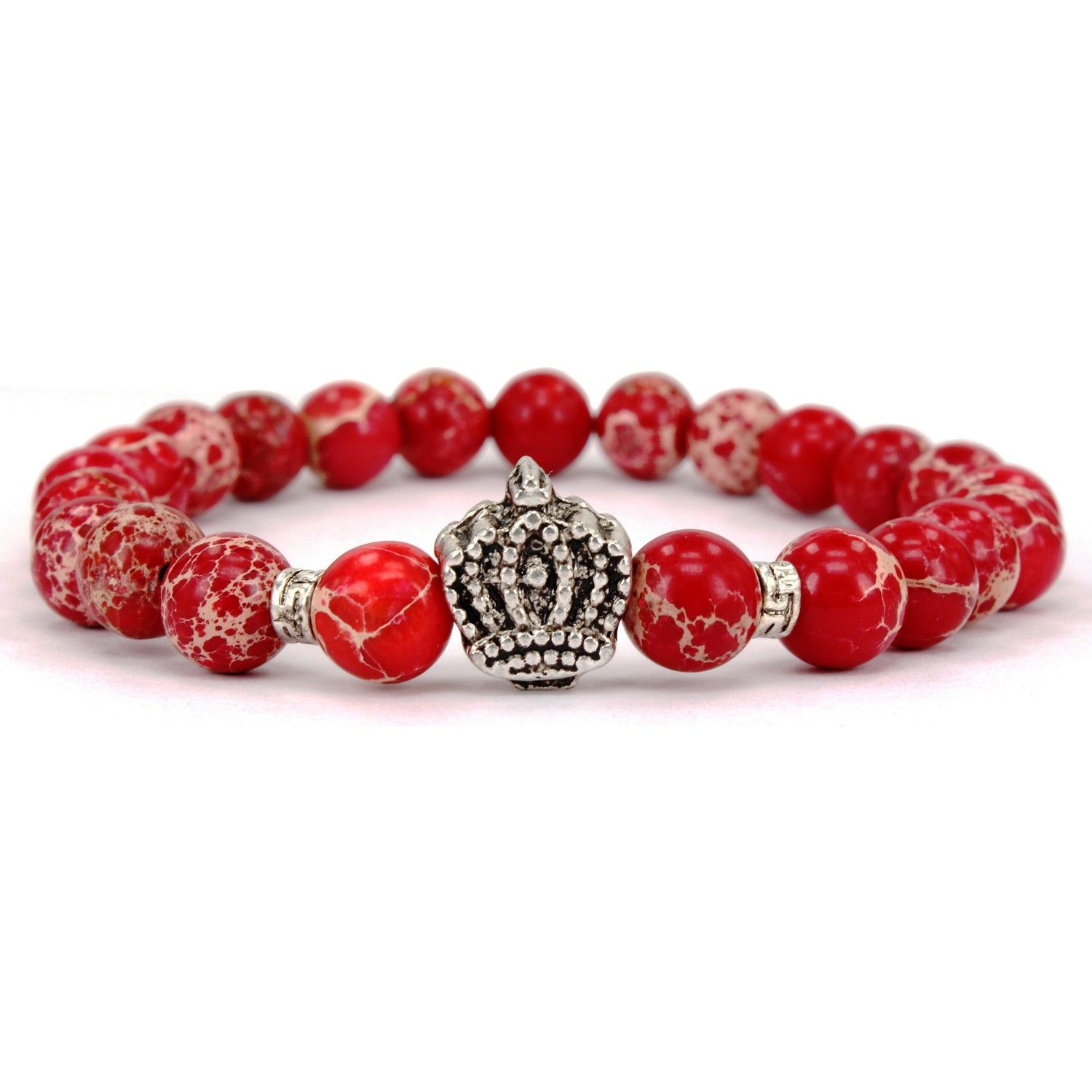 Pink Kırmızı Varisit Doğaltaş Bileklik